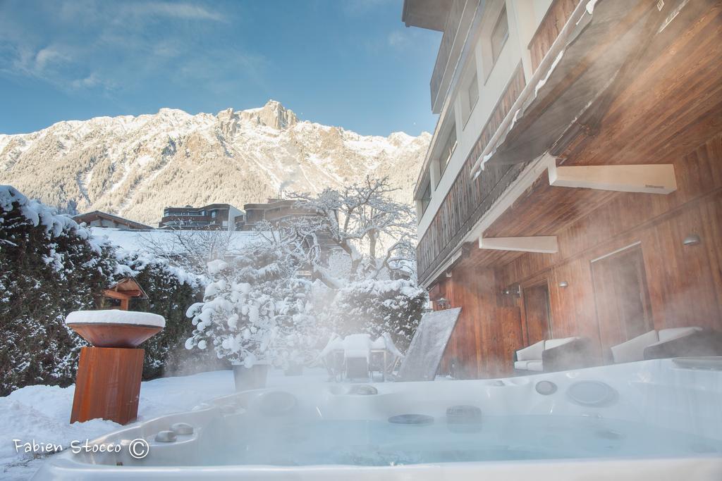 Apartment Au Bon Coin - Luxury Chamonix Hidden Haven, Mont Blanc View, Hot Tub And Garden Екстер'єр фото