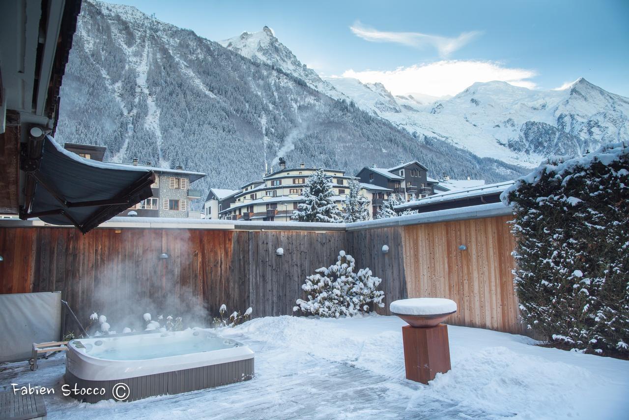 Apartment Au Bon Coin - Luxury Chamonix Hidden Haven, Mont Blanc View, Hot Tub And Garden Екстер'єр фото